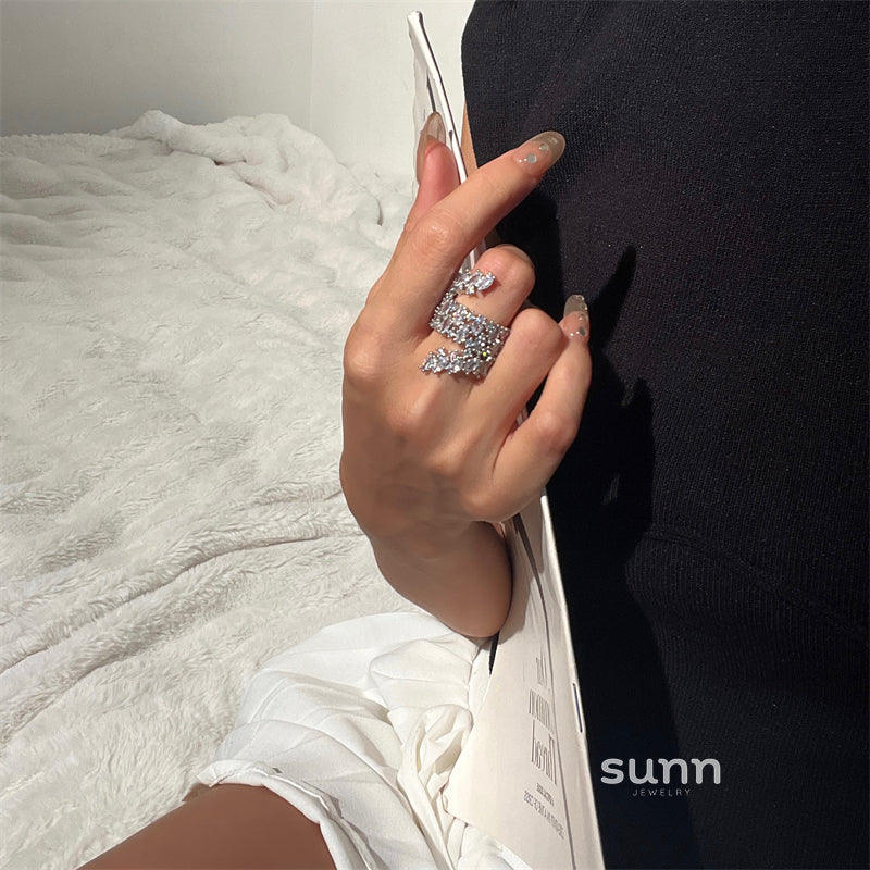 Brazil Marquise Pave Ring