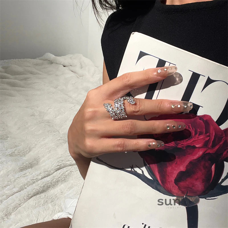 Brazil Marquise Pave Ring