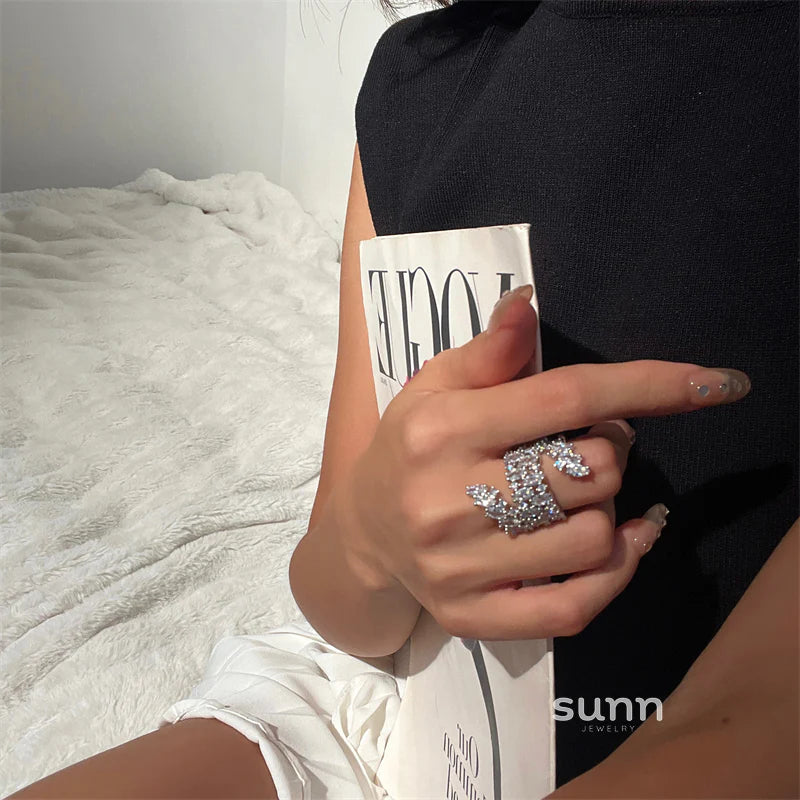 Brazil Marquise Pave Ring