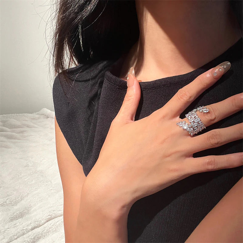 Brazil Marquise Pave Ring