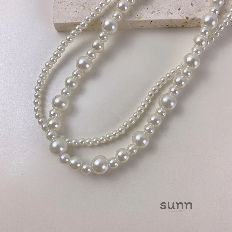Brecklyn Layered Pearl Necklace