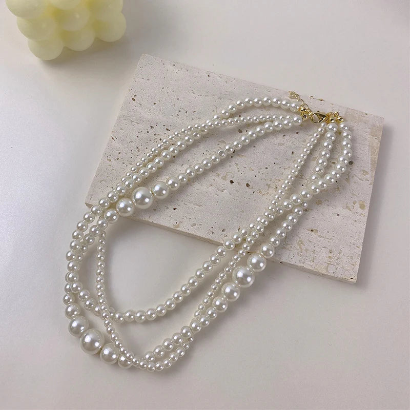 Brecklyn Layered Pearl Necklace