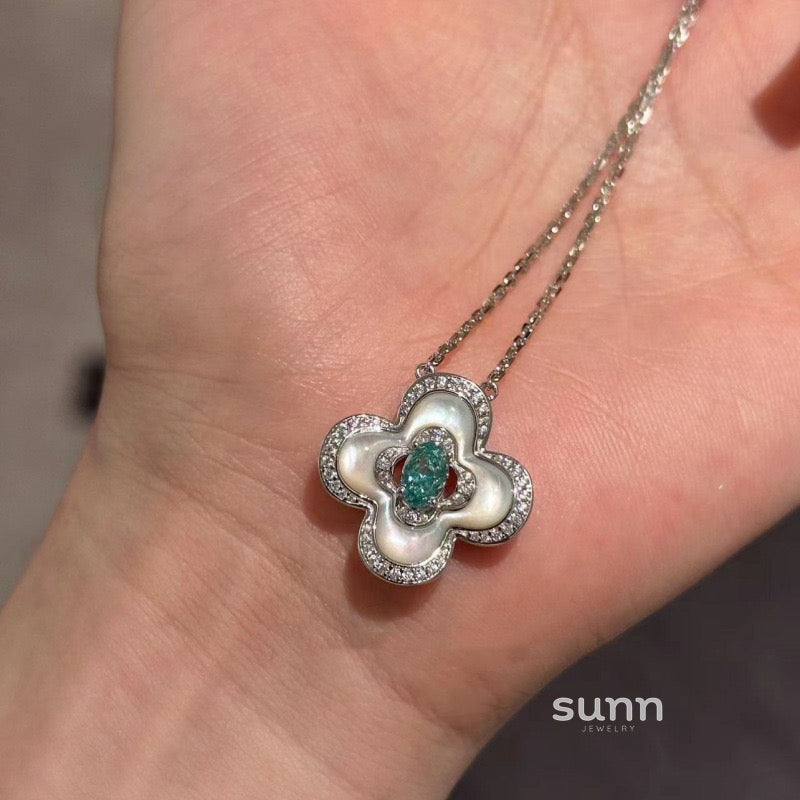 Breindy Rose Pearl Clavicle Necklace [GO1WJ63Y]