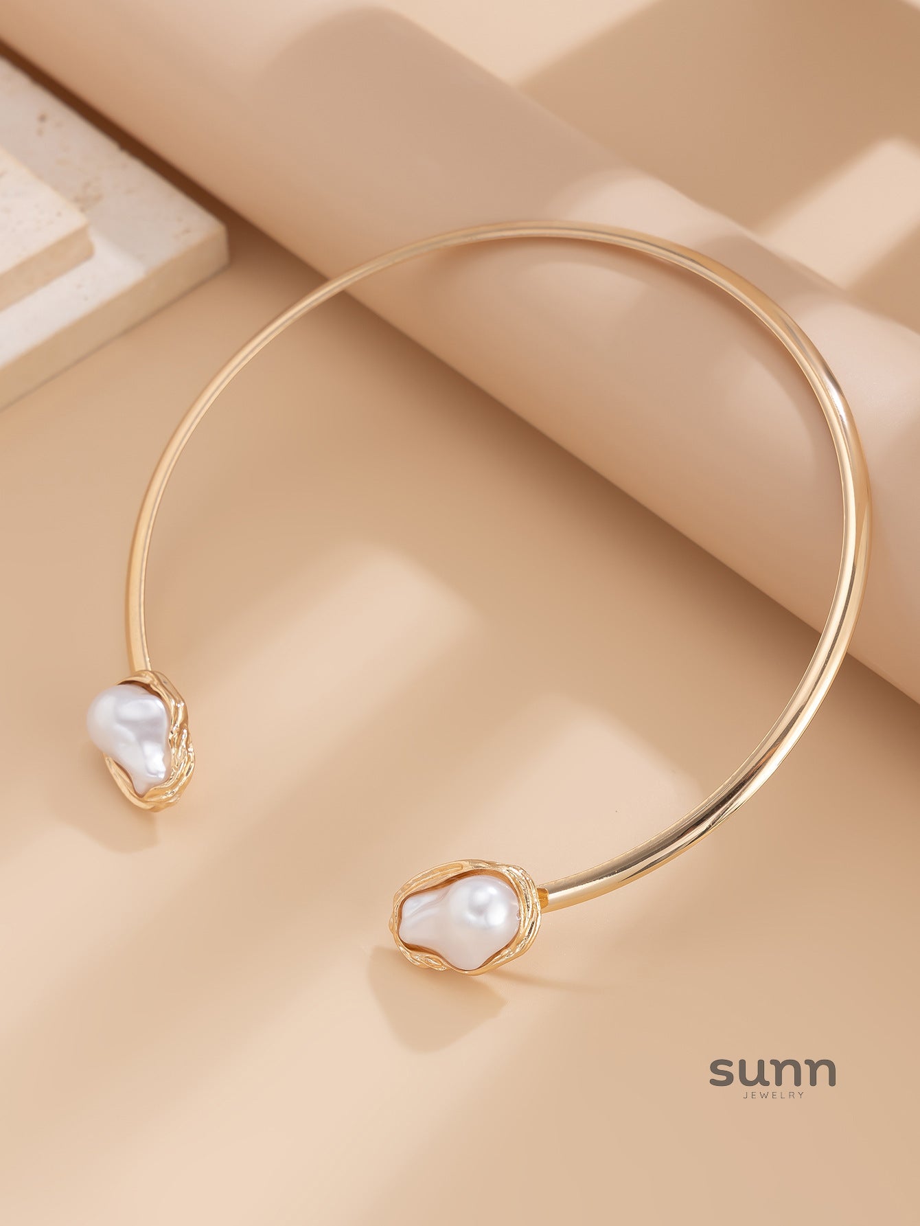 Brenda Baroque Pearl Choker [QEPA29YK]