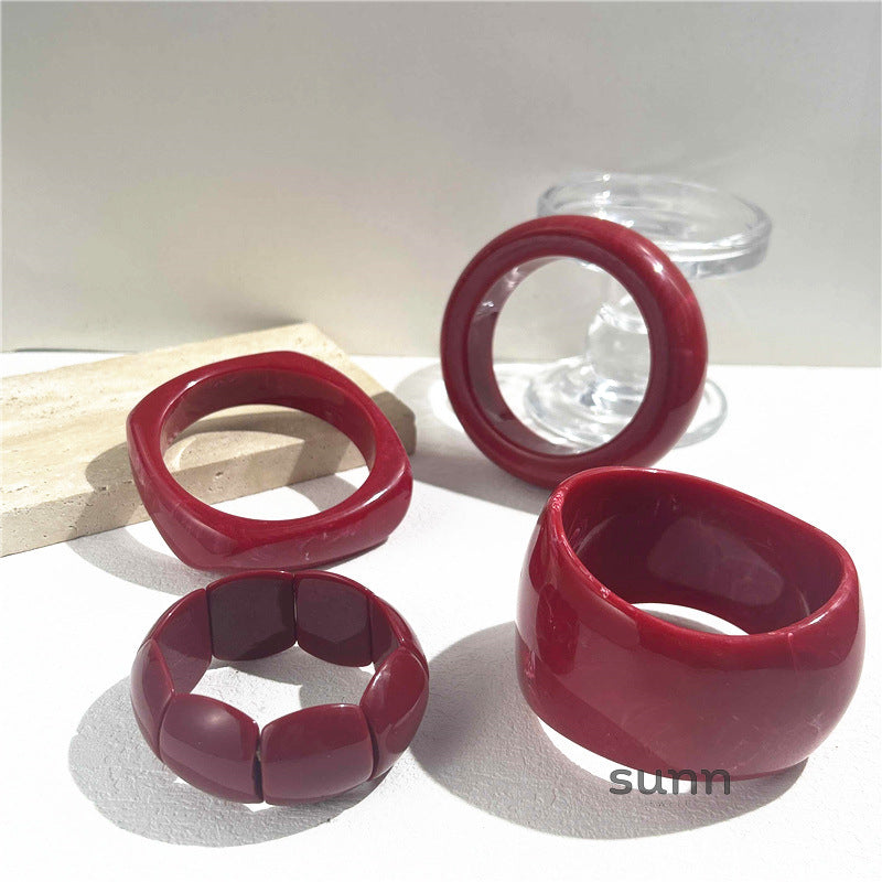 Brenlee Sculptural Resin Bangle [05YTO1KQ]