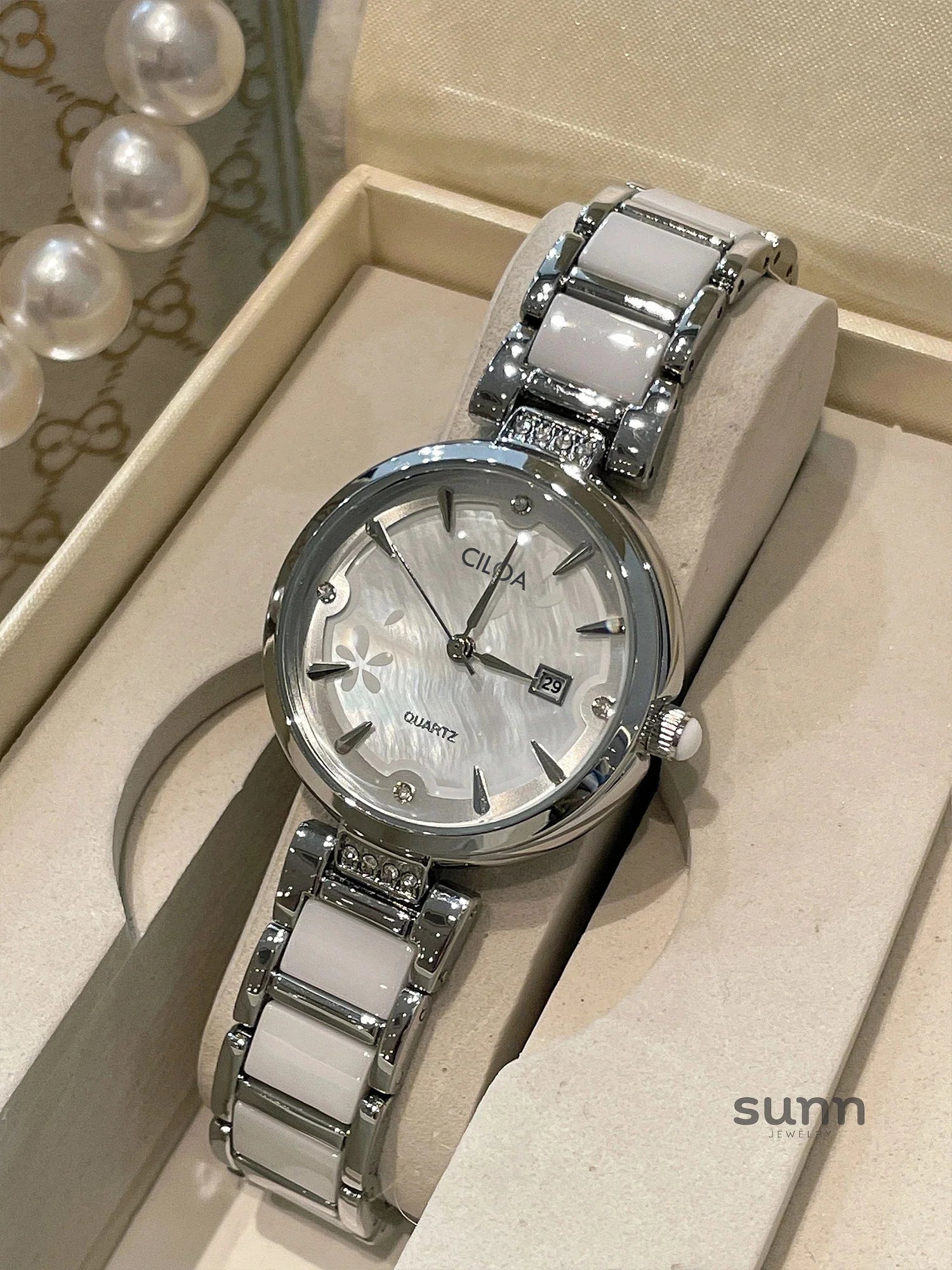 Brenleigh Elegant Ceramic Watch