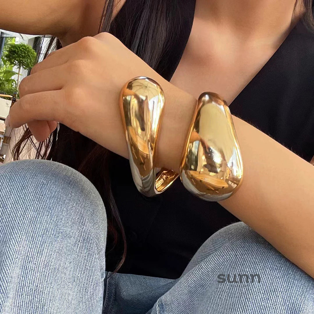 Brennley Sculptural Teardrop Cuff
