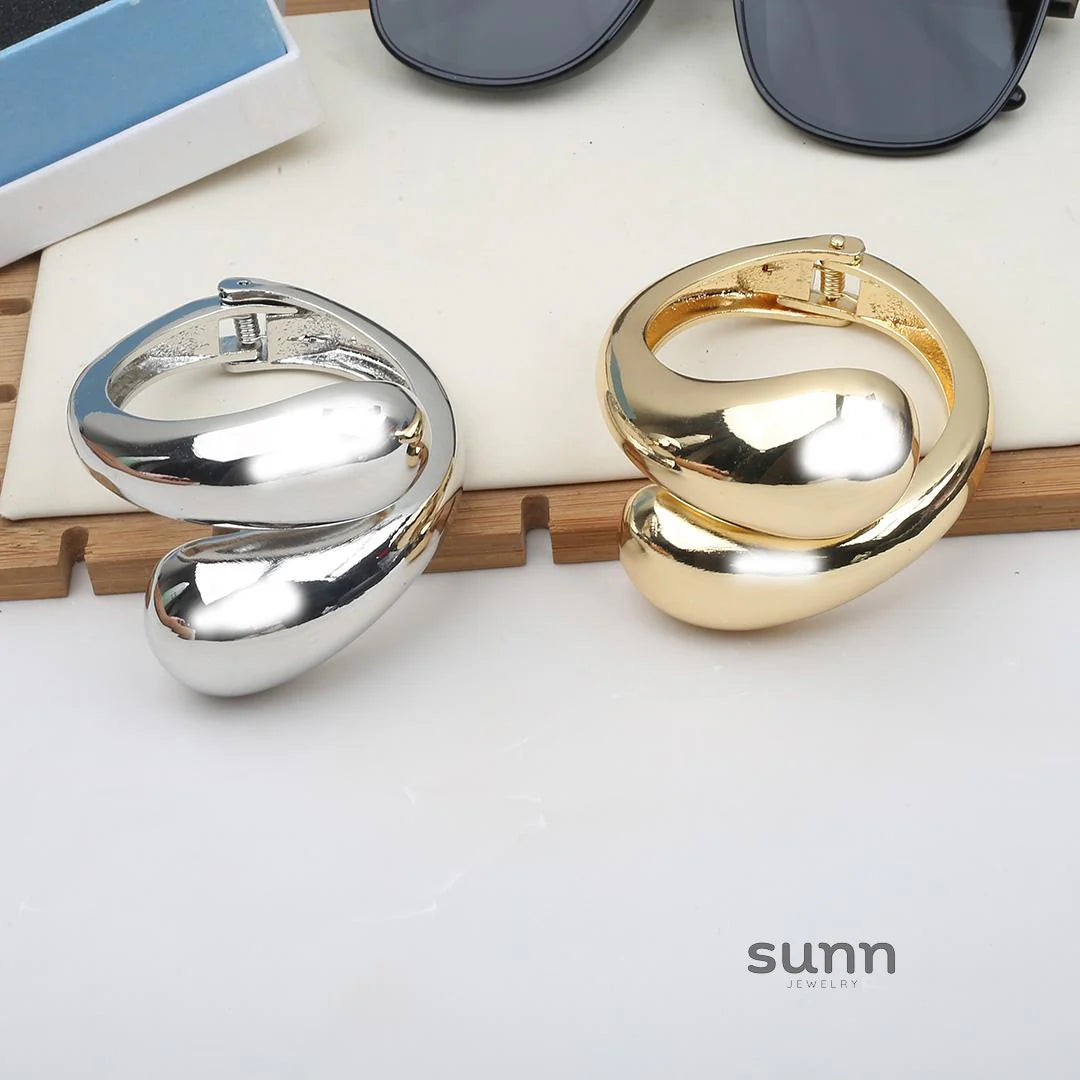 Brennley Sculptural Teardrop Cuff