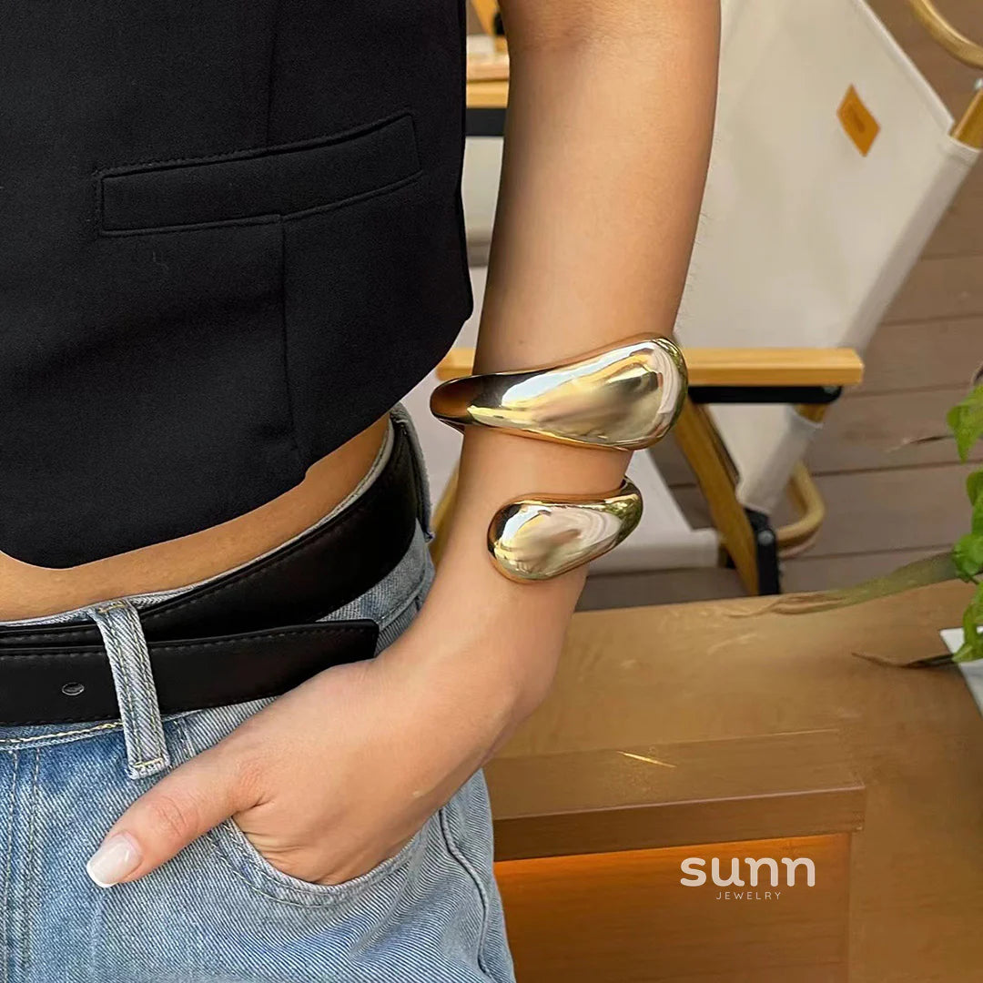 Brennley Sculptural Teardrop Cuff
