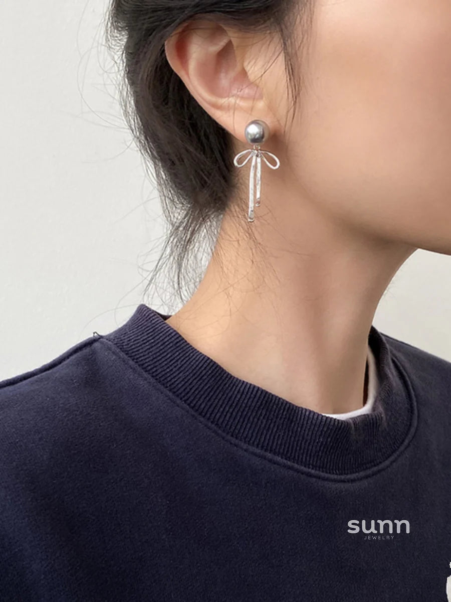 Brezlyn Convertible Pearl Earrings
