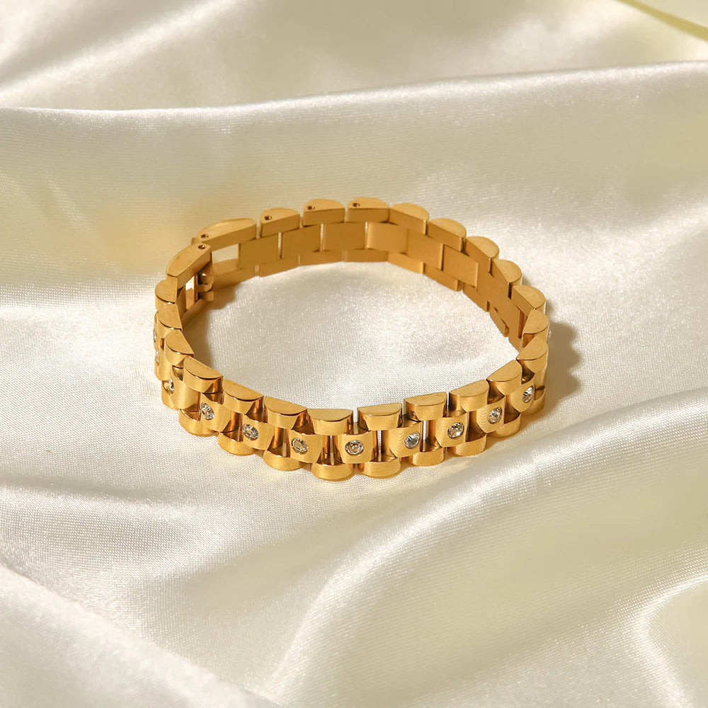 Brianna Gold Link Bracelet