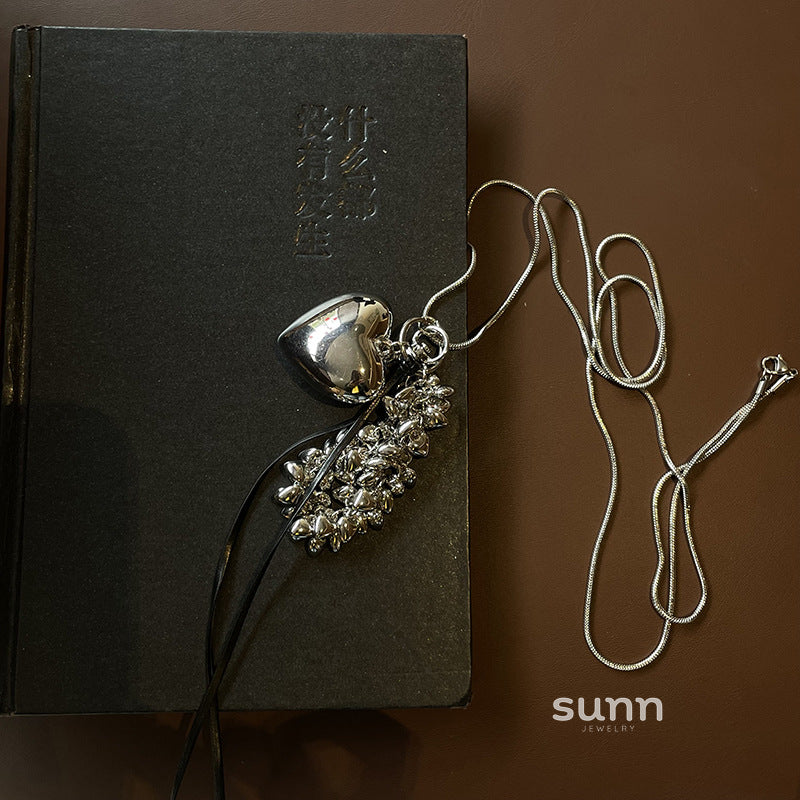 Brianny Leopard Heart Tassel Necklace [IHCFJG0W]