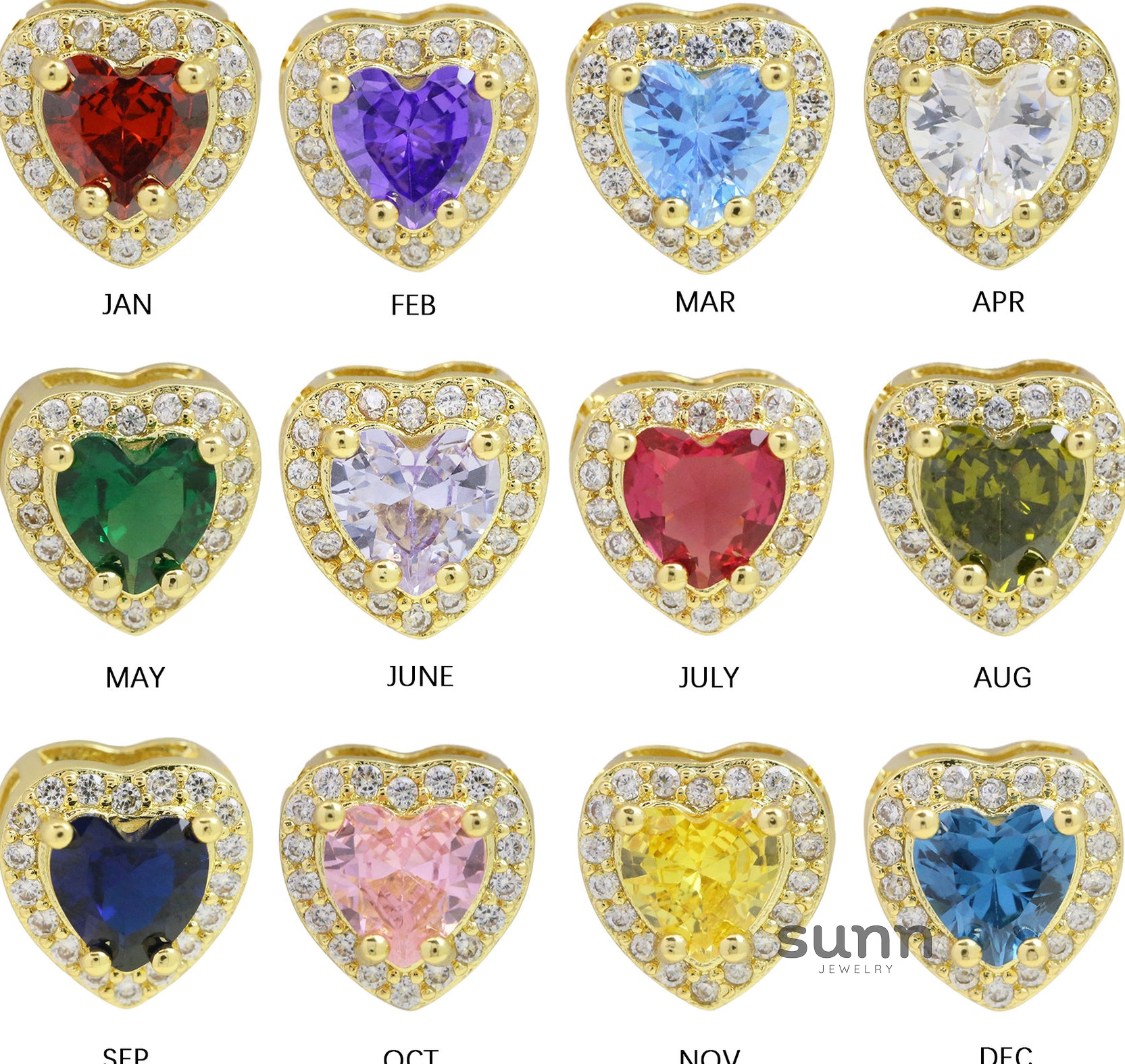 Briar Heart Initial Necklace [6S2YC0SK]