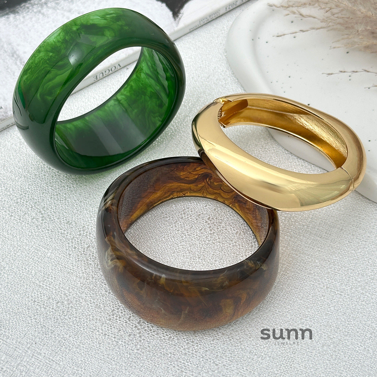 Bridget Marbled Cuff Bracelet [Z0GSOXKX]