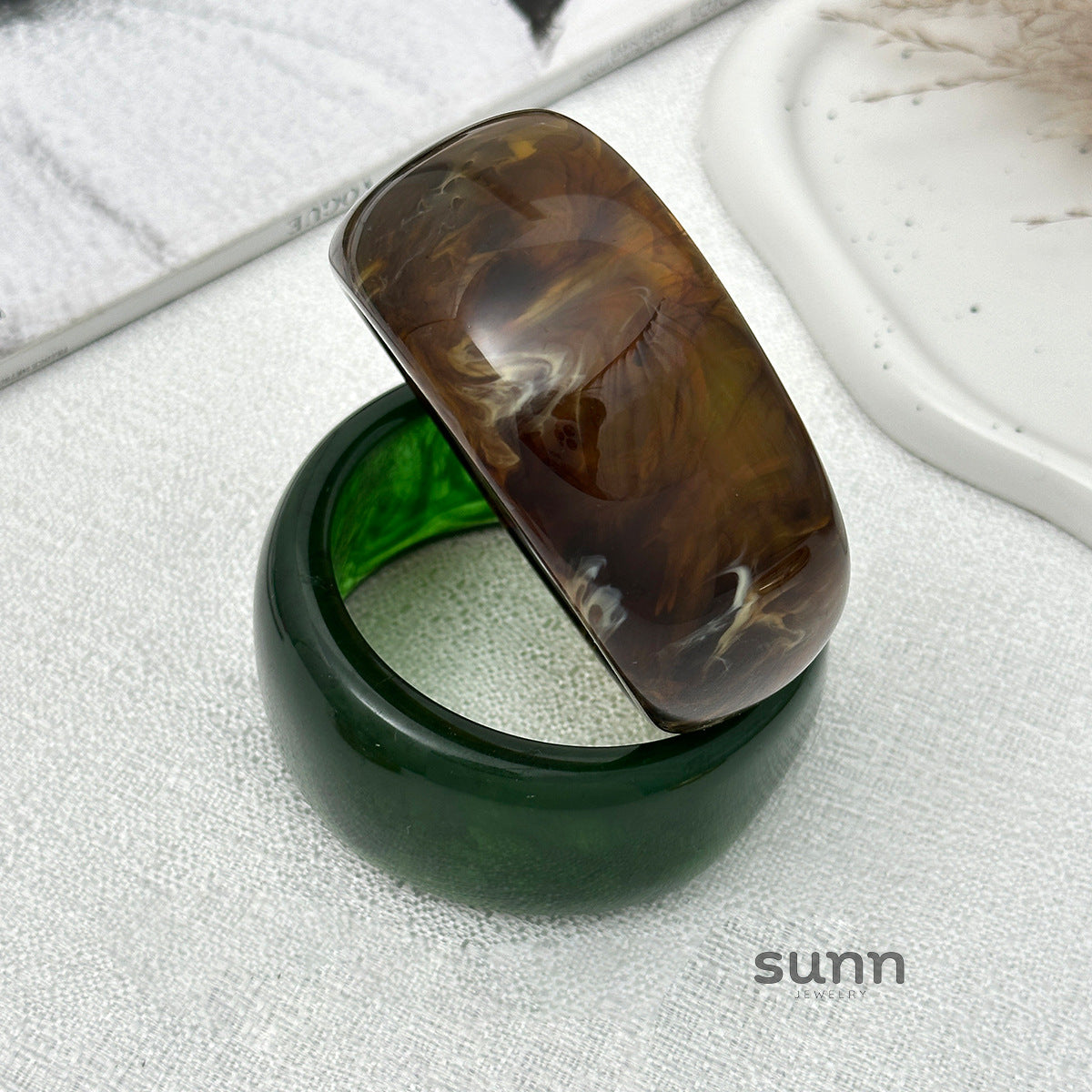 Bridget Marbled Cuff Bracelet [YSARDNDP]