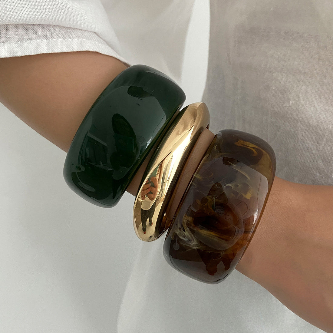 Bridget Marbled Cuff Bracelet [8BFGNVL0]