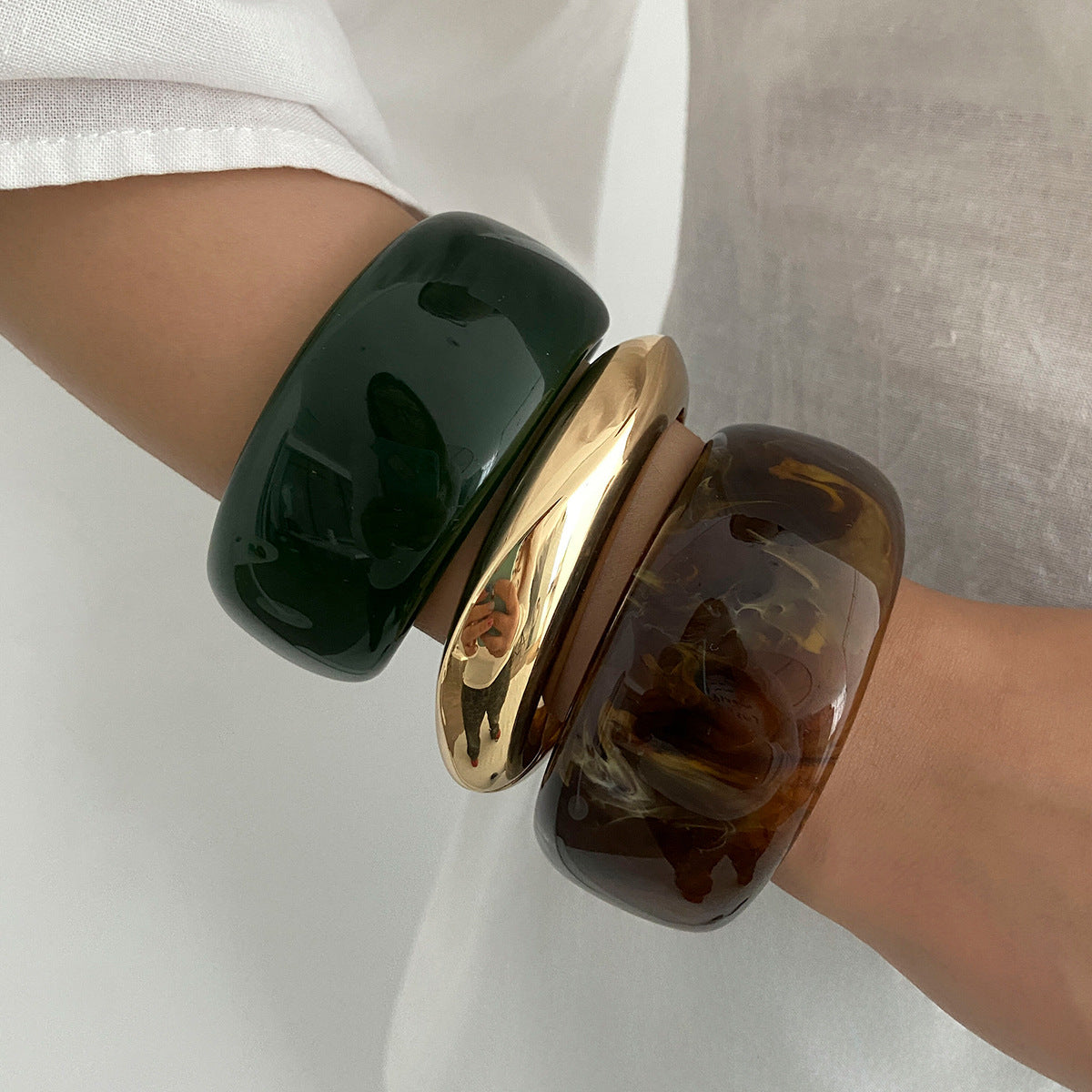 Bridget Marbled Cuff Bracelet [8BFGNVL0]