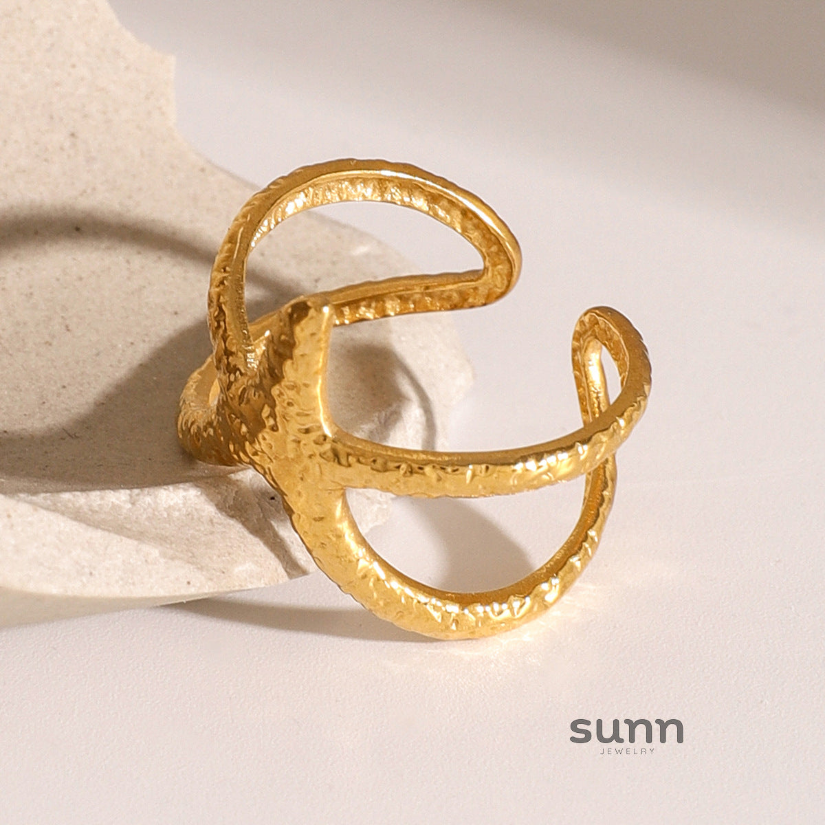 Bridget Starfish Open Ring [763GLSP9]