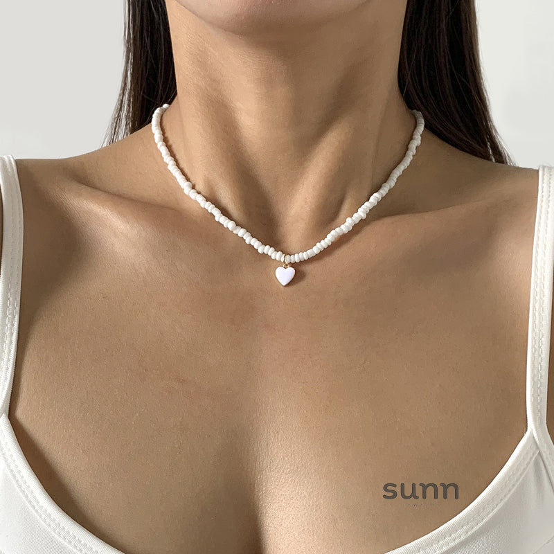 Brie Candy Heart Necklace