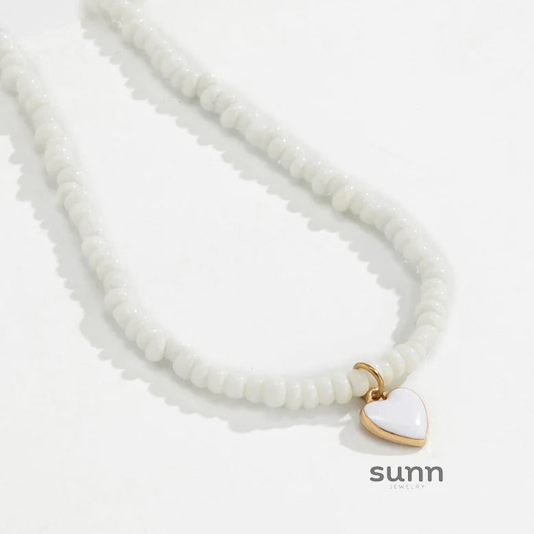 Brie Candy Heart Necklace