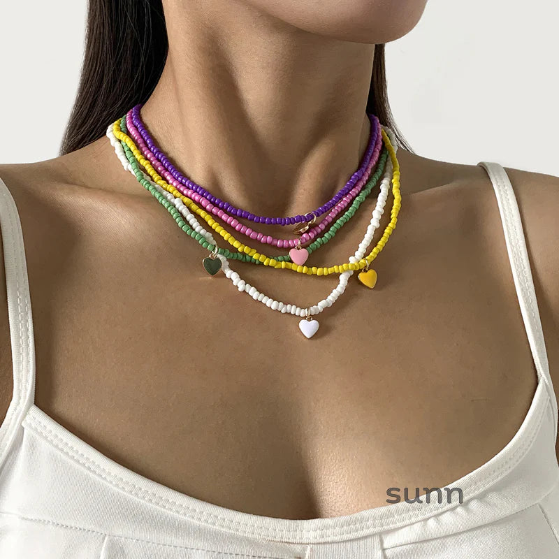 Brie Candy Heart Necklace