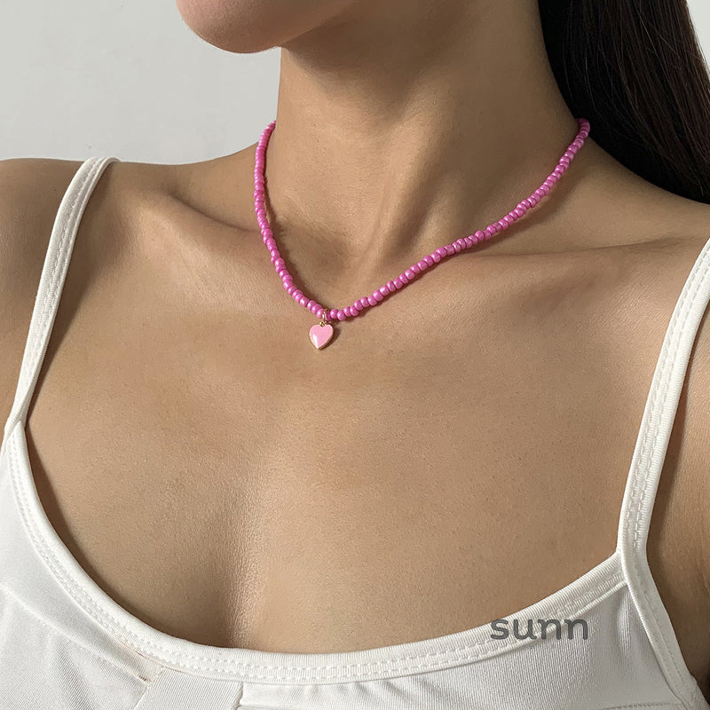 Brie Candy Heart Necklace