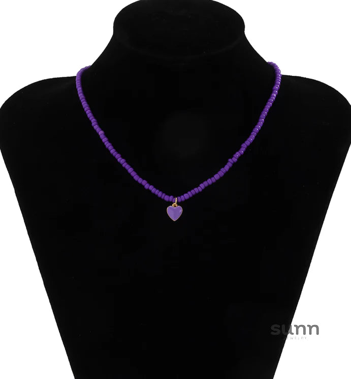 Brie Candy Heart Necklace