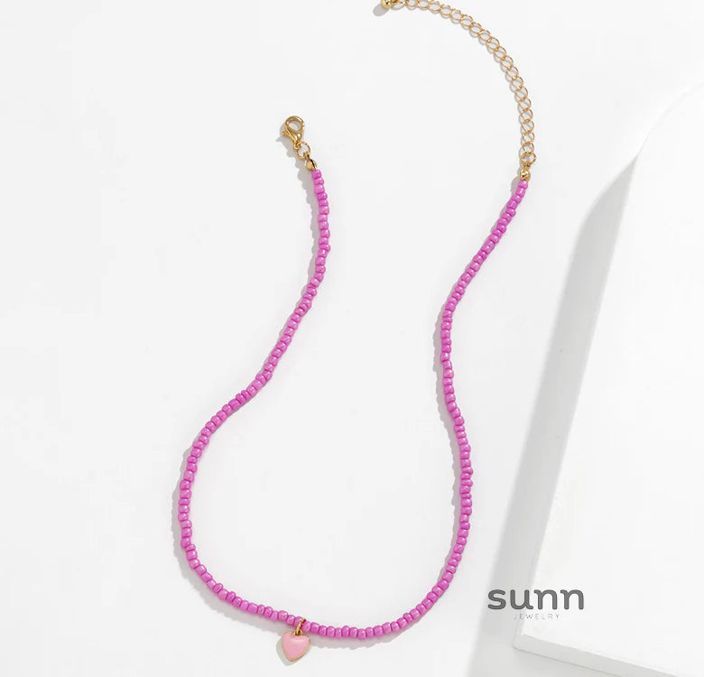 Brie Candy Heart Necklace