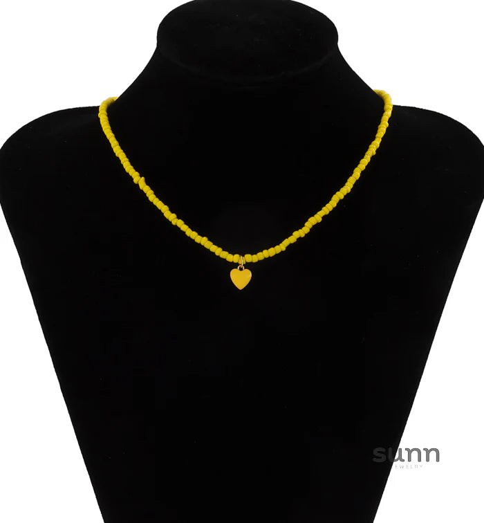Brie Candy Heart Necklace