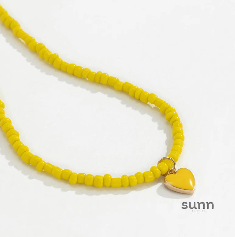 Brie Candy Heart Necklace