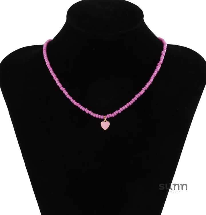 Brie Candy Heart Necklace