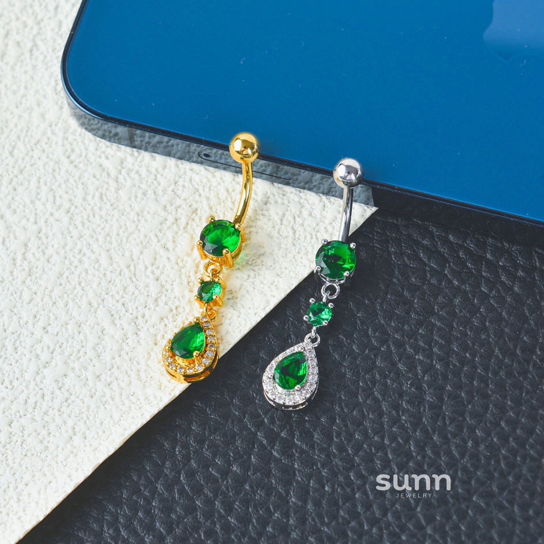Brie Water Drop Navel Ring [JBNWS2S9]