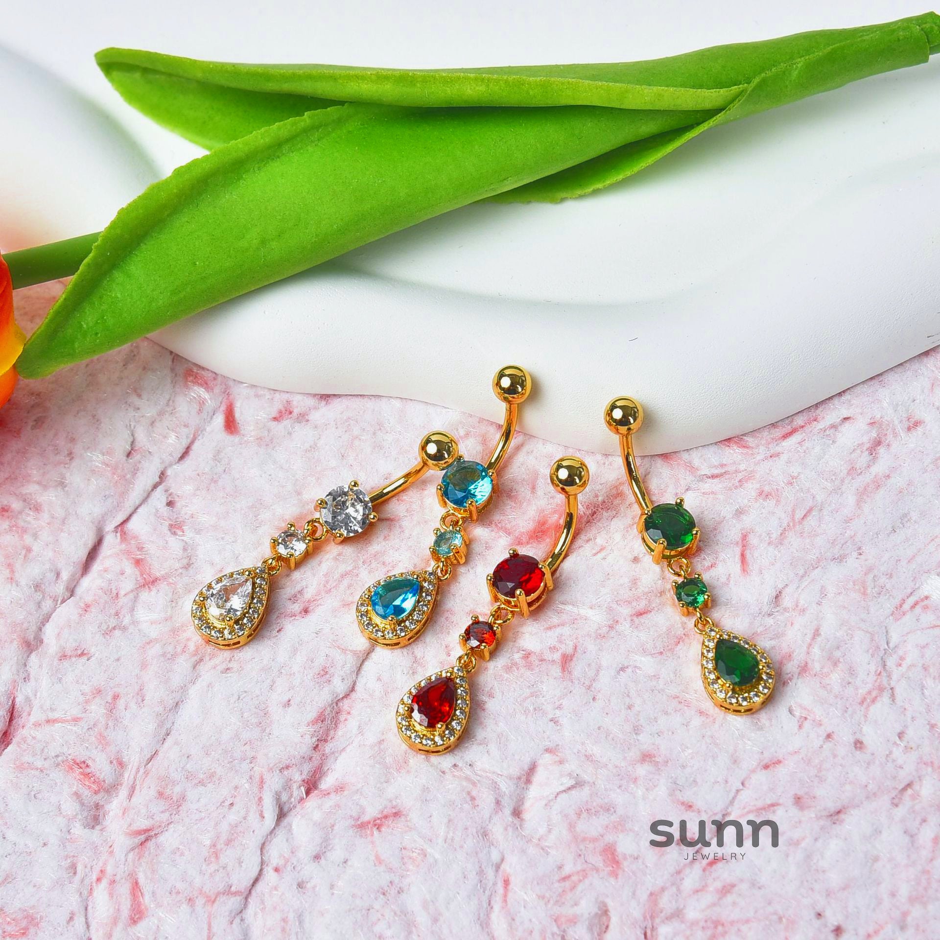 Brie Water Drop Navel Ring [CXUYIWLJ]
