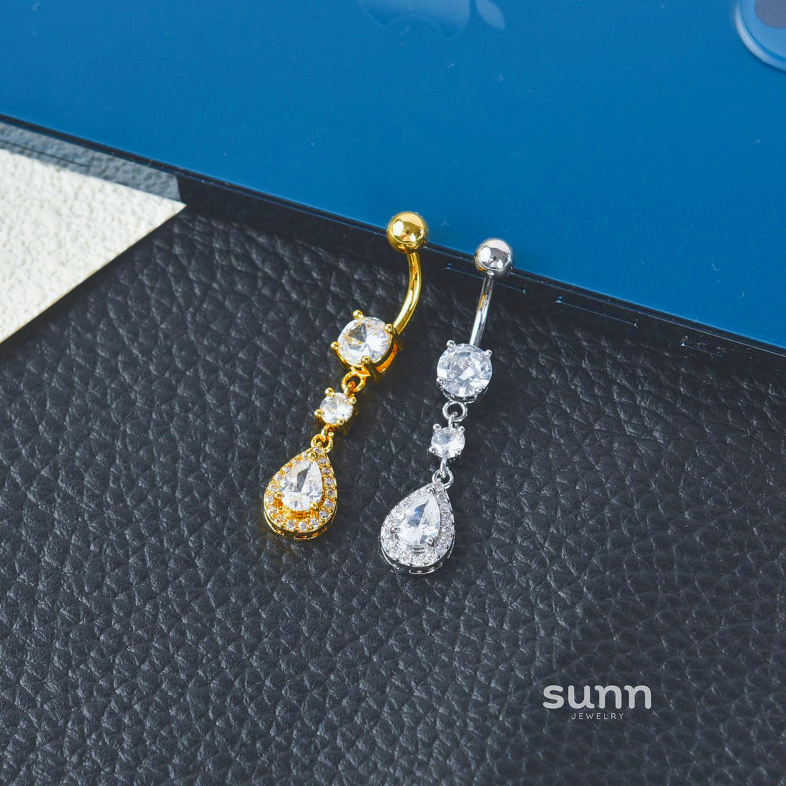 Brie Water Drop Navel Ring [KYB53JKX]