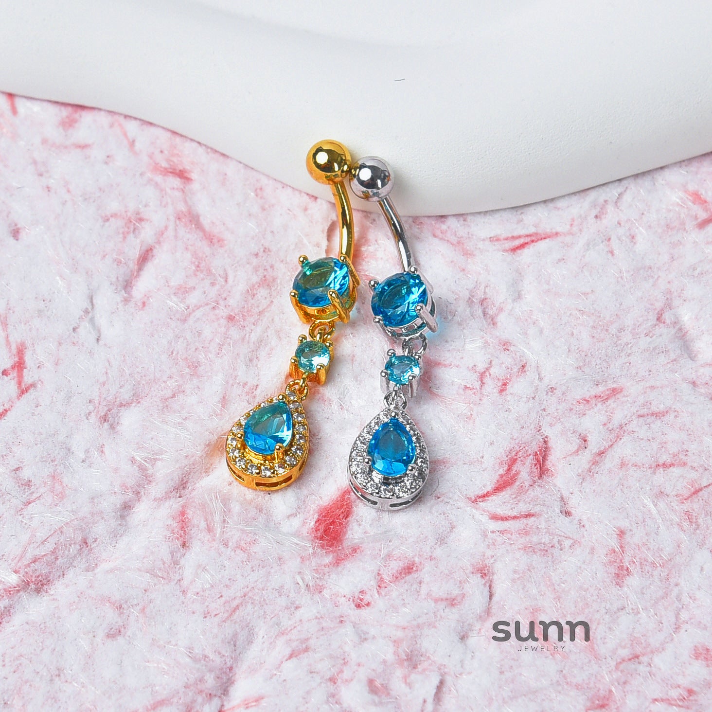 Brie Water Drop Navel Ring [E2GZYG6E]