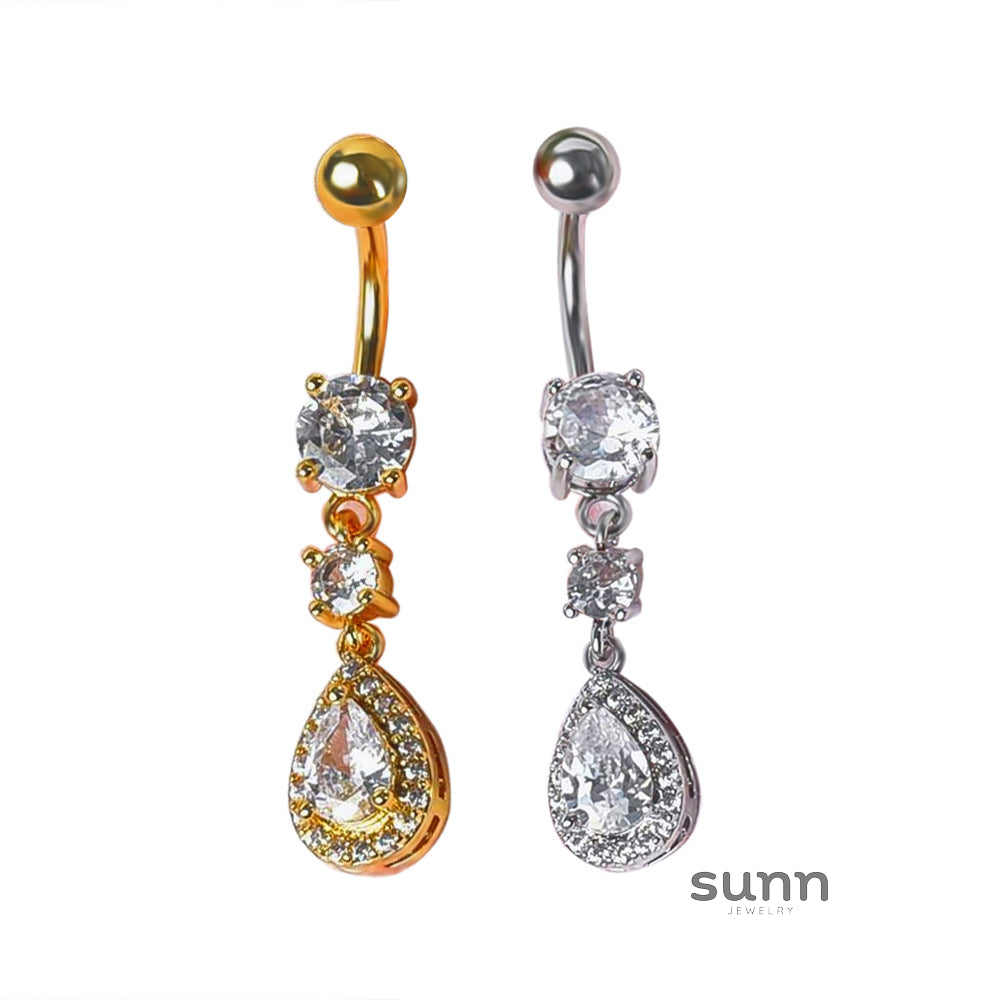 Brie Water Drop Navel Ring [OCHUQMB7]