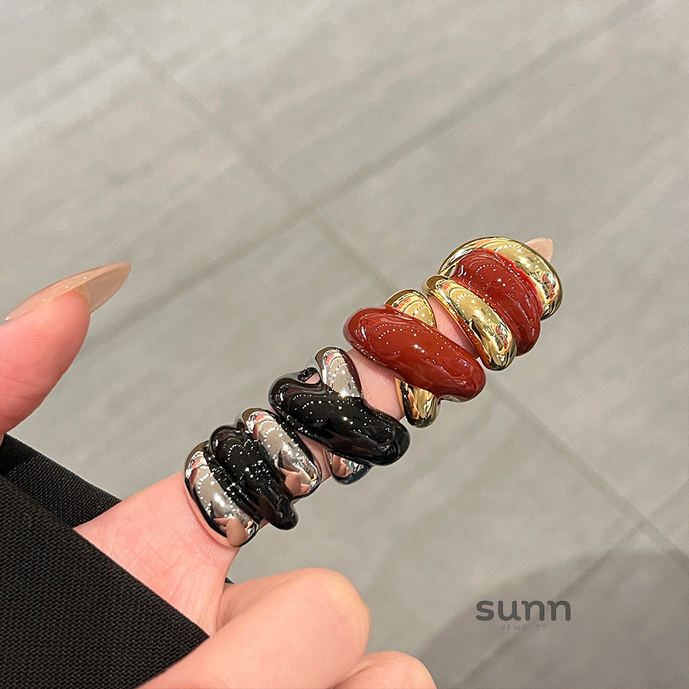 Briel Contrasting Glaze Ring [BW0OD8ZK]