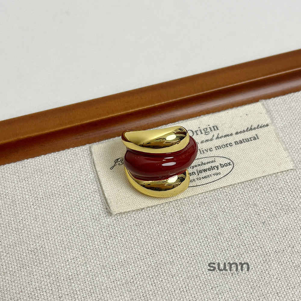 Briel Contrasting Glaze Ring [GYYBMJ8W]