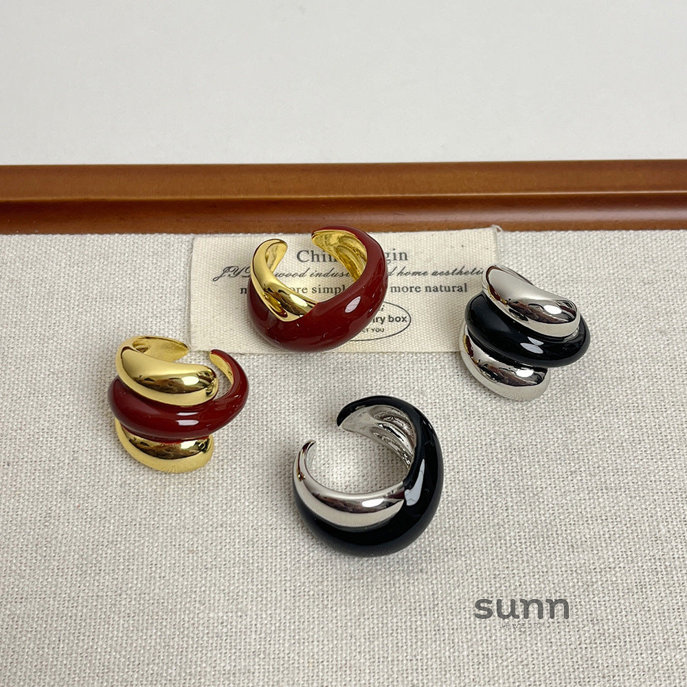 Briel Contrasting Glaze Ring [9B9VCIGI]