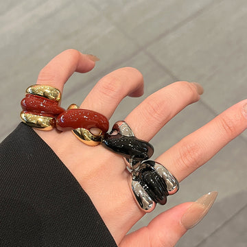 Briel Contrasting Glaze Ring [LZR4NLTN]
