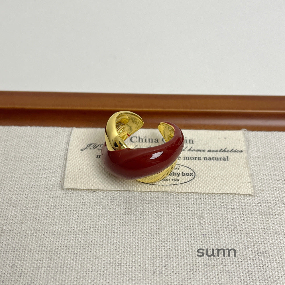 Briel Contrasting Glaze Ring [Z0C3D412]