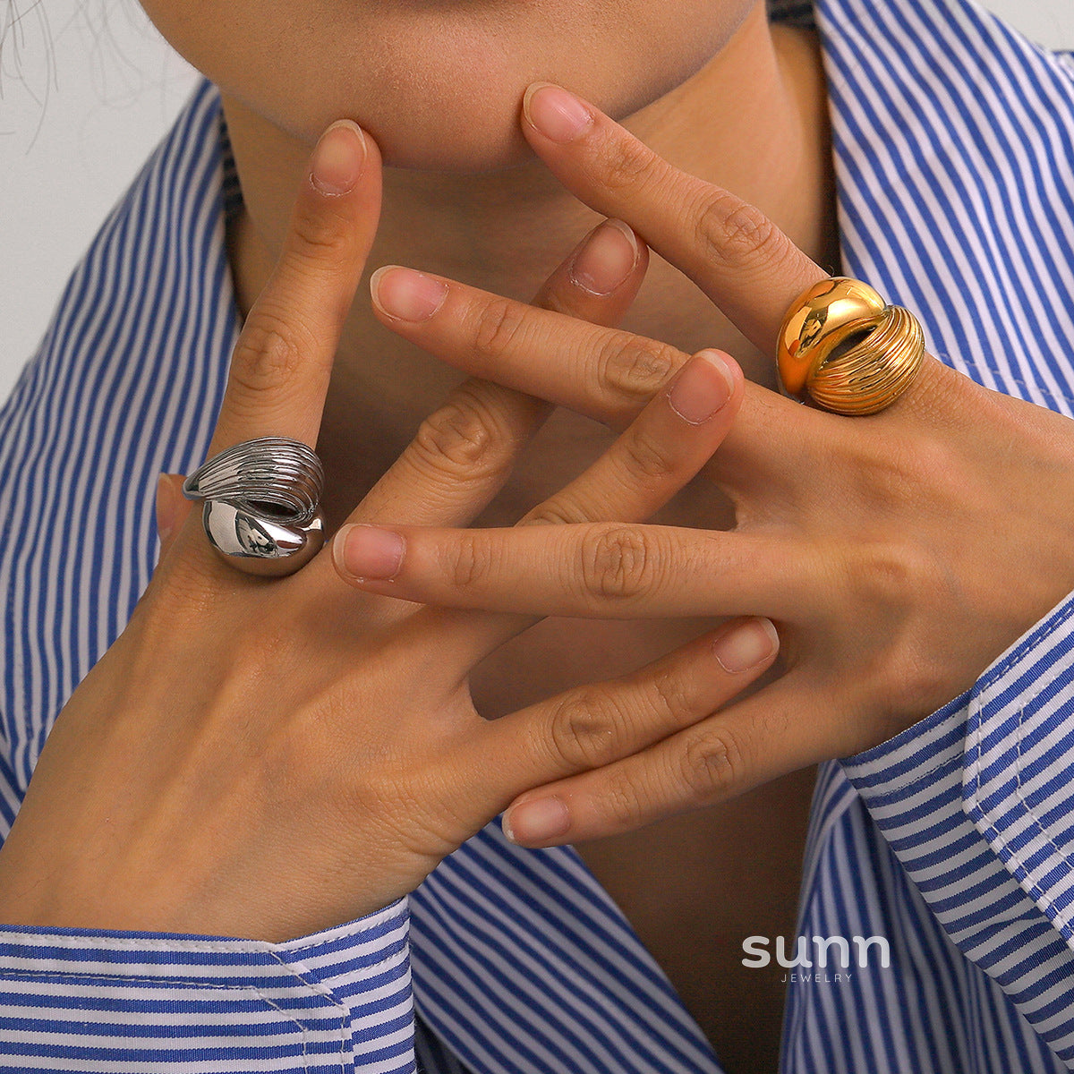 Briel Staggered Drop Ring [IQR3O23F]