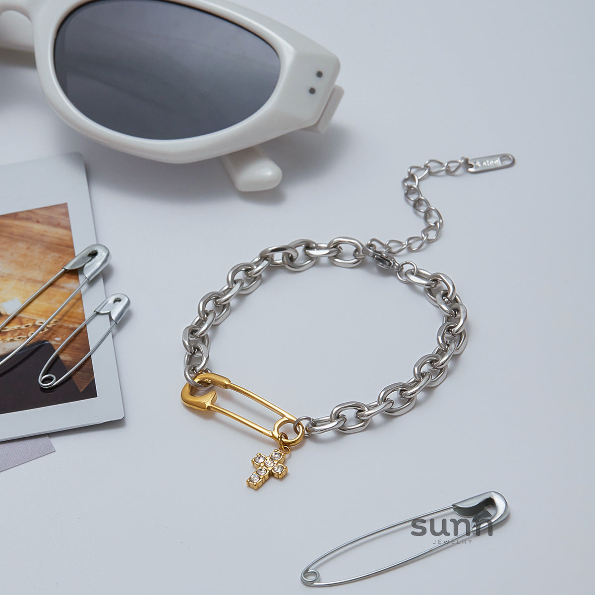 Brielle Paperclip Chain Bracelet [TJDTBL23]