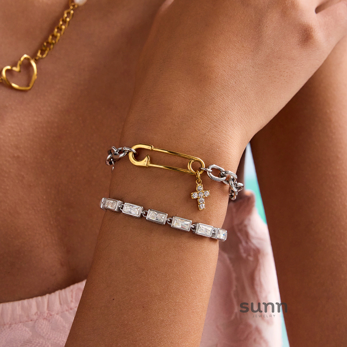 Brielle Paperclip Chain Bracelet [WVAY1F6Y]