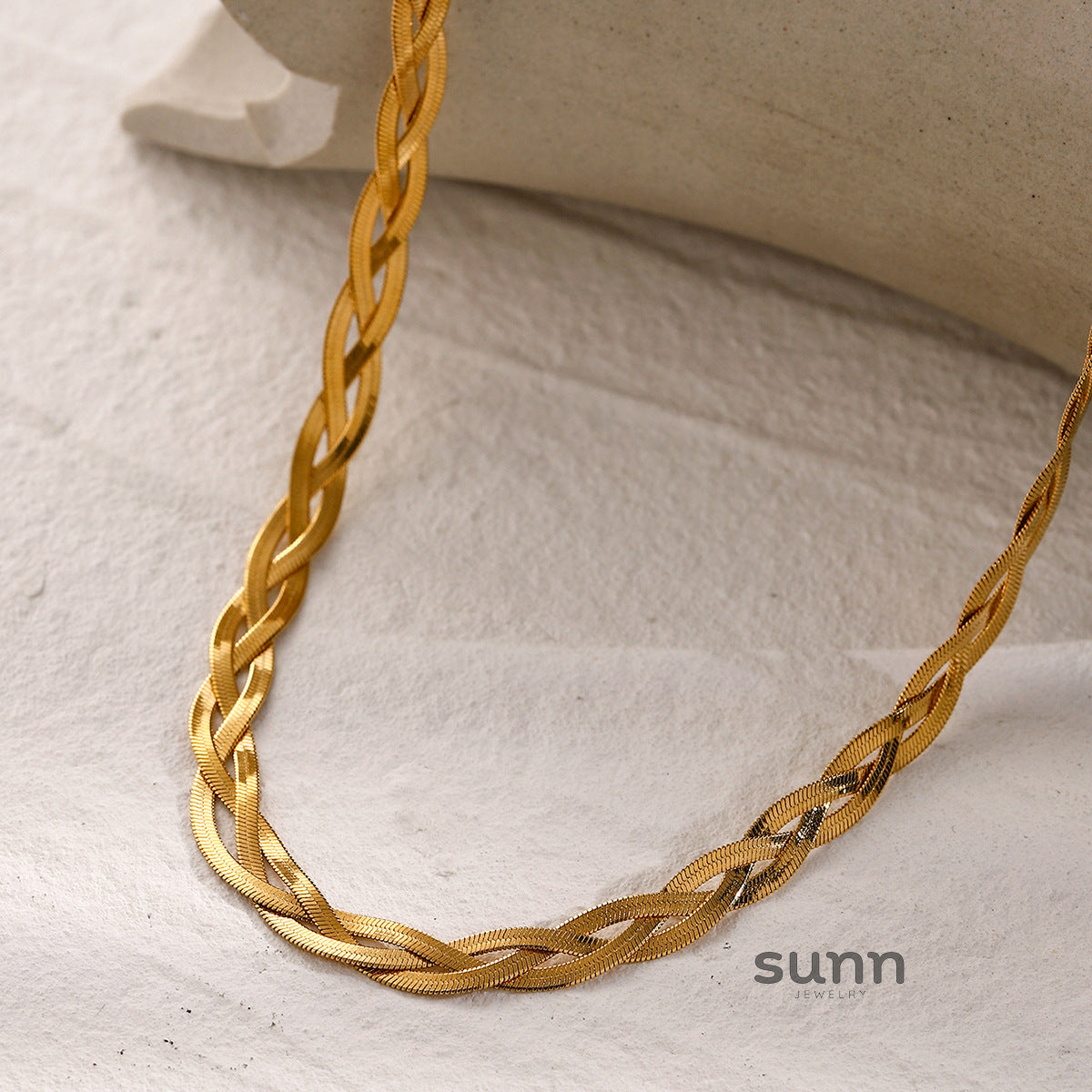 Brighton Gold Herringbone Necklace [V5XGWAXY]