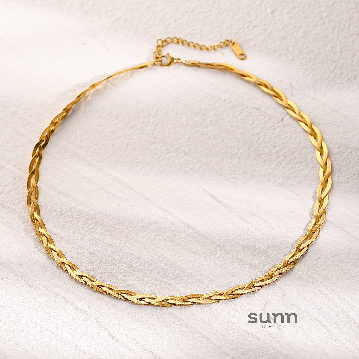 Brighton Gold Herringbone Necklace [AJSH8C0F]