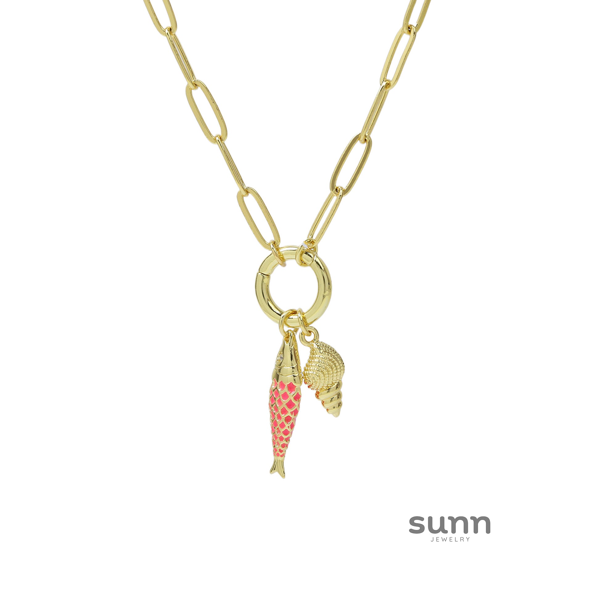 Brighton Ocean Charm Necklace [EVVV6XF6]