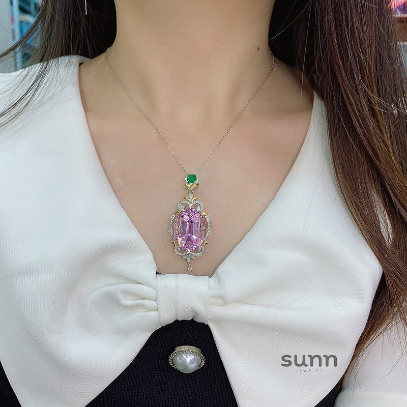 Brigitte Grand Morganite Pendant [AXKWZEJ5]