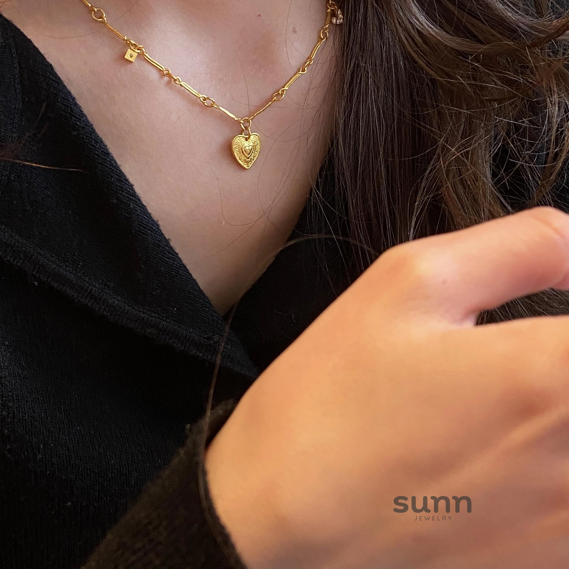 Brilynn Celestial Heart Necklace