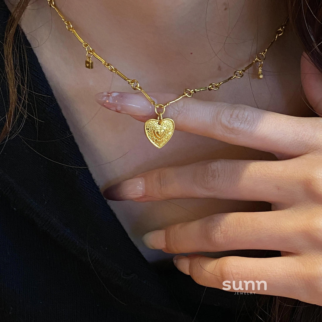 Brilynn Celestial Heart Necklace